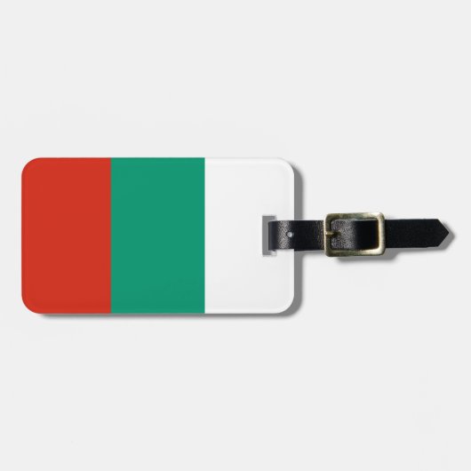 Patriottisch Bagagelabel van de Bulgaarse vlag (Voorkant horizontaal)