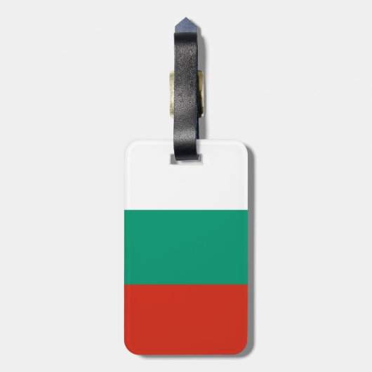 Patriottisch Bagagelabel van de Bulgaarse vlag (Achterkant verticaal)