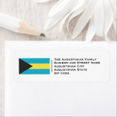 Patriottisch | BAHAMAS-vlag Etiket (Insitu)