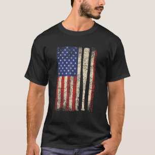 Patriottisch Baseball Amerikaanse Vlag 4 juli Me T-shirt