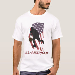 Patriottisch Basketbal All-American T-shirt