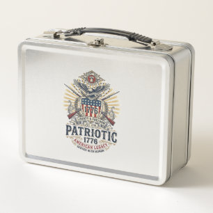 Patriottisch Battleschild 1776 Militair Geïnspiree