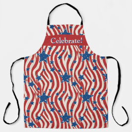 Patriottisch BBQ-schort van Liberty Grill Schort