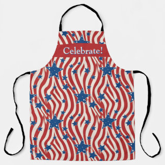 Patriottisch BBQ-schort van Liberty Grill Schort