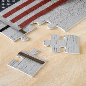Patriottisch Bedankt voor het serveren Legpuzzel (Zijkant)