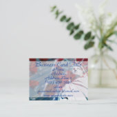 Patriottisch beeld van de Amerikaanse Visitekaartj Visitekaartje (Staand voorkant)