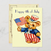 Patriottisch Beer Briefkaart (Voorkant / Achterkant)