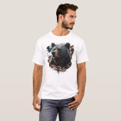 Patriottisch Beer Cat Meow Shirt (Voorkant volledig)