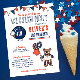 Patriottisch Beer ijsfeest Verjaardag Kaart