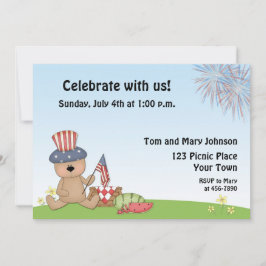 Patriottisch Beer Picnic, BBQ Uitnodiging