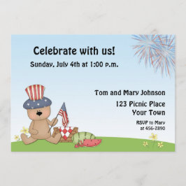 Patriottisch Beer Picnic, BBQ Uitnodiging