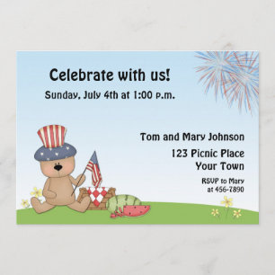 Patriottisch Beer Picnic, BBQ Uitnodiging