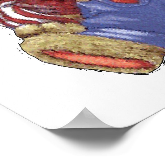 Patriottisch Beer Poster (Hoek)