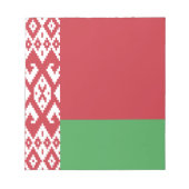 Patriottisch Belarussische Vlagboekje Notitieblok (Voorkant)