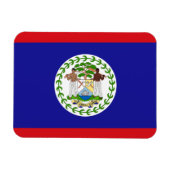 Patriottisch Belizean Flag Magnet Magneet (Horizontaal)