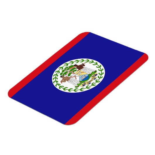 Patriottisch Belizean Flag Magnet Magneet (Linkerzijde)