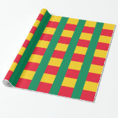 Patriottisch Benins Vlag Inpakpapier (Uitgerold)