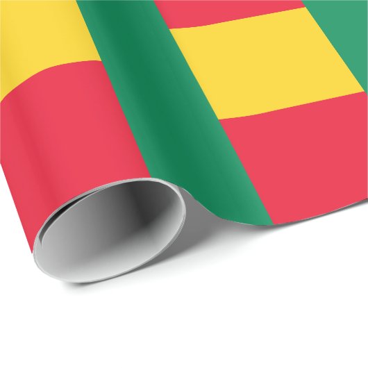 Patriottisch Benins Vlag Inpakpapier (Rol Hoek)