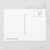 Patriottisch bericht "Land vóór partij" Uitnodiging Briefkaart (Achterkant)