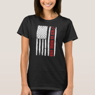 Patriottisch Beste Van Verpleegkundige Ooit Vetera T-shirt