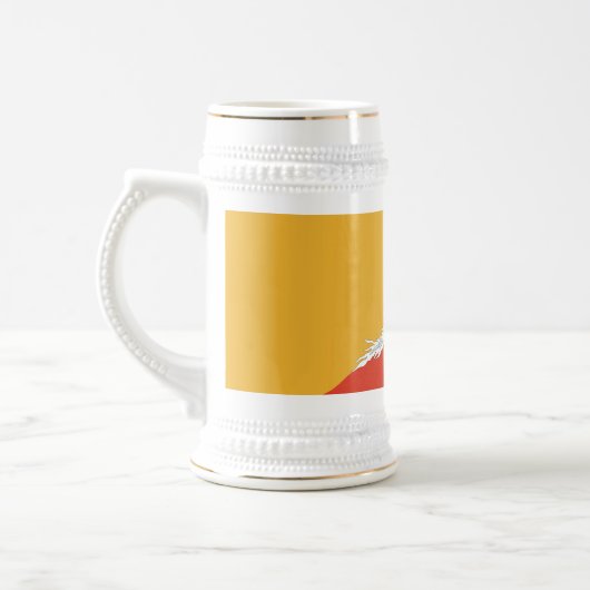 Patriottisch Bhutan Flag Beer Stein Bierpul (Links)