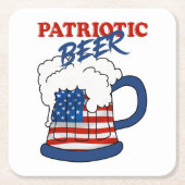 Patriottisch bier kartonnen onderzetters (Voorkant)