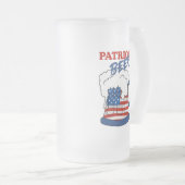 Patriottisch bier matglas bierpul (Voorkant rechts)