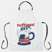 Patriottisch bier schort (Voorkant)