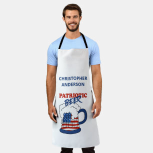 Patriottisch bier schort
