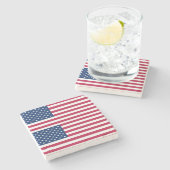 Patriottisch, bijzonder stenen onderzetter met Vla (Zijkant)