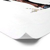 Patriottisch bizon Poster (Hoek)