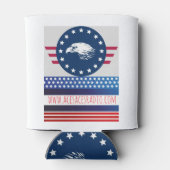 patriottisch blikjeskoeler (Achterkant)