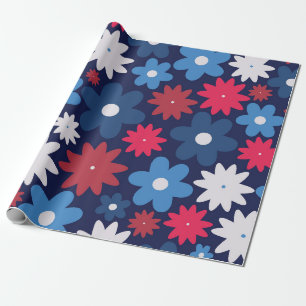 Patriottisch Bloemenfeest Cadeaupapier