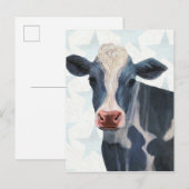 Patriottisch Boerderij - Koe Briefkaart (Voorkant / Achterkant)