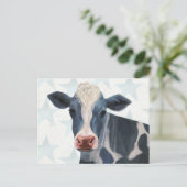 Patriottisch Boerderij - Koe Briefkaart (Staand voorkant)