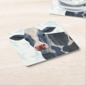 Patriottisch Boerderij - Koe Kartonnen Onderzetters (Schuin)