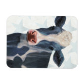 Patriottisch Boerderij - Koe Magneet (Horizontaal)