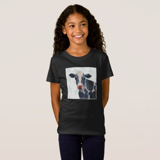 Patriottisch Boerderij - Koe T-shirt (Voorkant volledig)