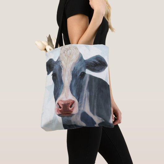 Patriottisch Boerderij - Koe Tote Bag (Dichtbij)