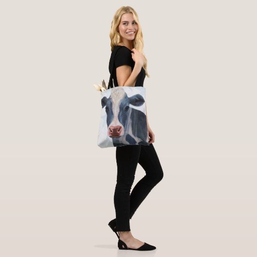 Patriottisch Boerderij - Koe Tote Bag (Op model)