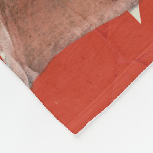 Patriottisch Boerderij - Varkens Fleece Deken (Hoek)