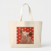 Patriottisch Boerderij - Varkens Grote Tote Bag (Voorkant)