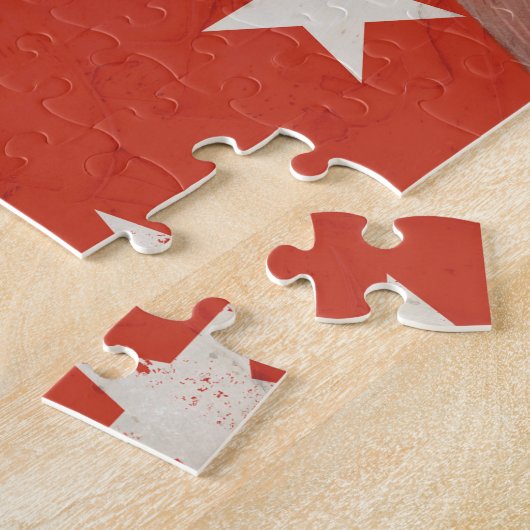 Patriottisch Boerderij - Varkens Legpuzzel (Zijkant)