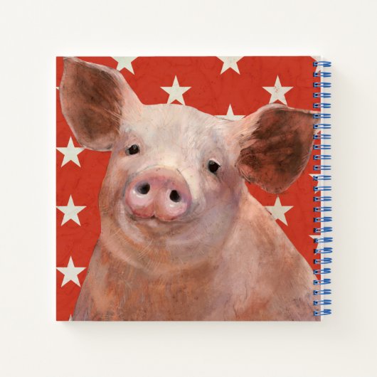 Patriottisch Boerderij - Varkens Notitieboek (Achterkant)