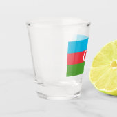 Patriottisch borrelglas met vlag van Azerbeidzjan Shot Glas (Links)