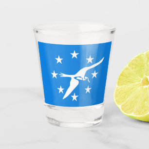 Patriottisch borrelglas met vlag van Corpus Christ Shot Glas