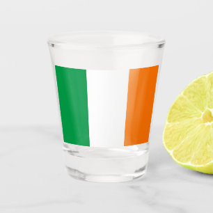 Patriottisch borrelglas met vlag van Ierland Shot Glas