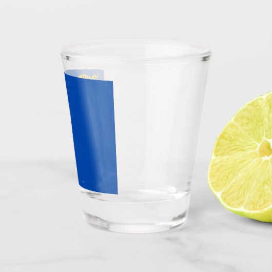 Patriottisch borrelglas met vlag van Nevada Shot Glas (Rechts)