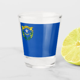 Patriottisch borrelglas met vlag van Nevada Shot Glas