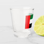 Patriottisch borrelglas met vlag van VAE Shot Glas (Links)